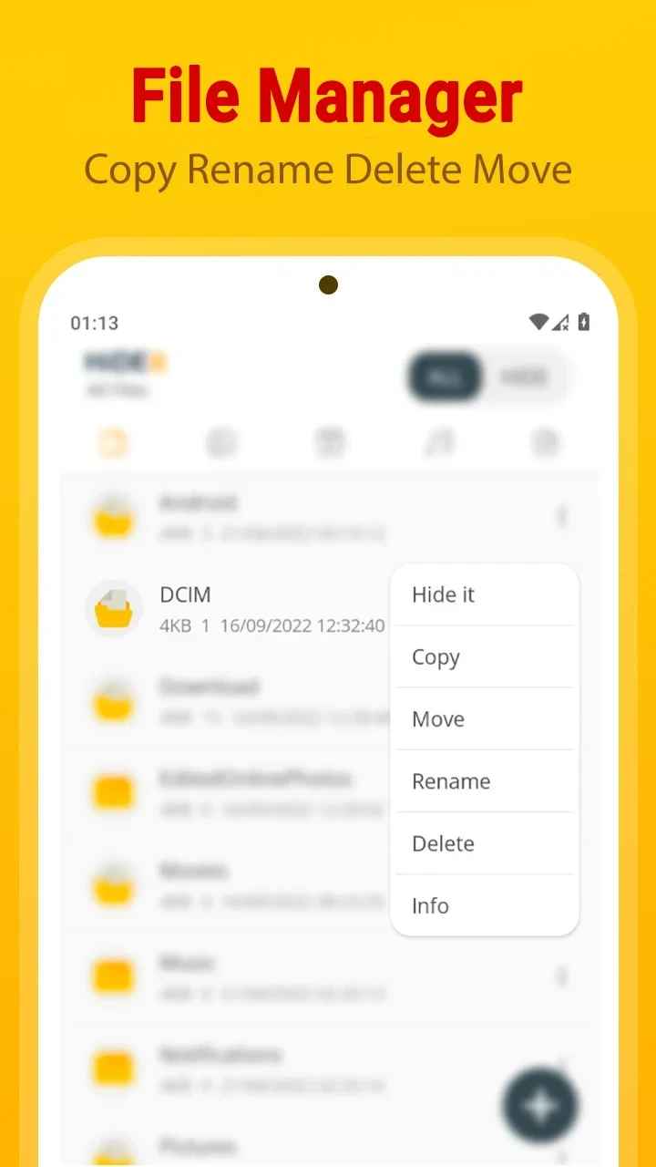 File Manager - Hide Any Files - Hide Photo Video