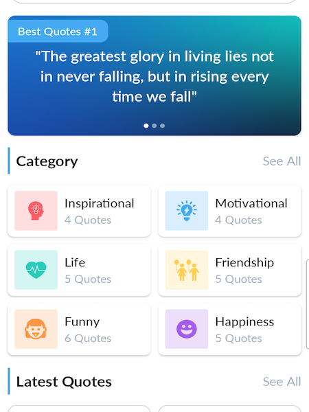 Quotes Offline – Android App with Admob GDPR and Firebase