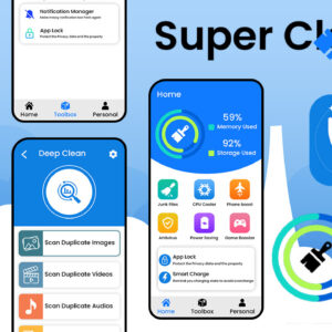 Super Cleaner - Junk Removal - Storage Cleaner - Phone Master - Cleaner Antivirus - Phone Manager